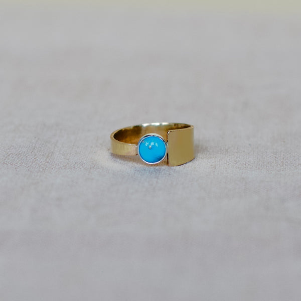 Asymmetric Ring - Sleeping Beauty Turquoise