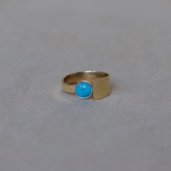 Asymmetric Ring - Sleeping Beauty Turquoise