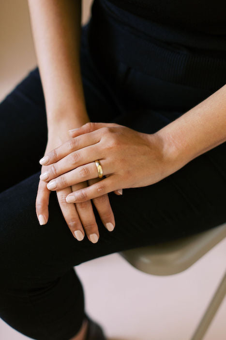 Gold Comfort Band Ring