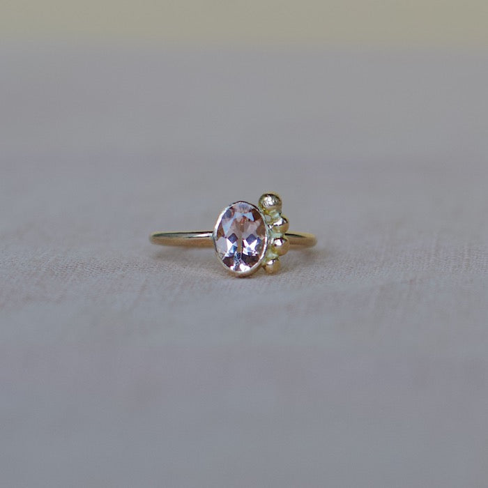Half Halo Ring - Customizable