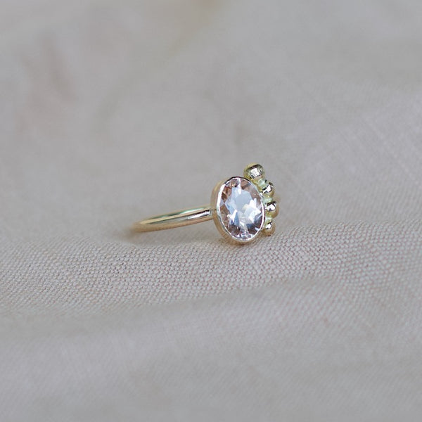 Half Halo Ring - Customizable