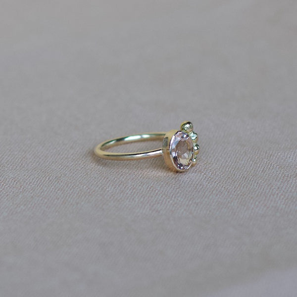 Half Halo Ring - Customizable