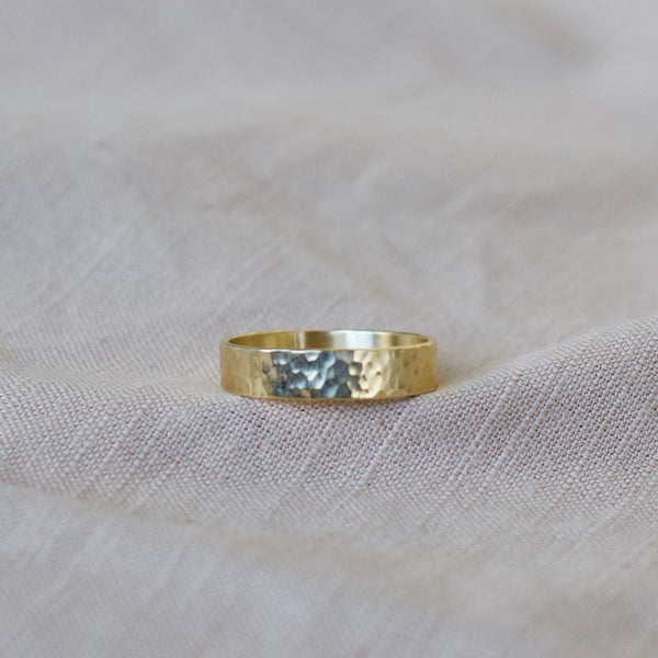 Hammered Texture Band - 5mm Wide
