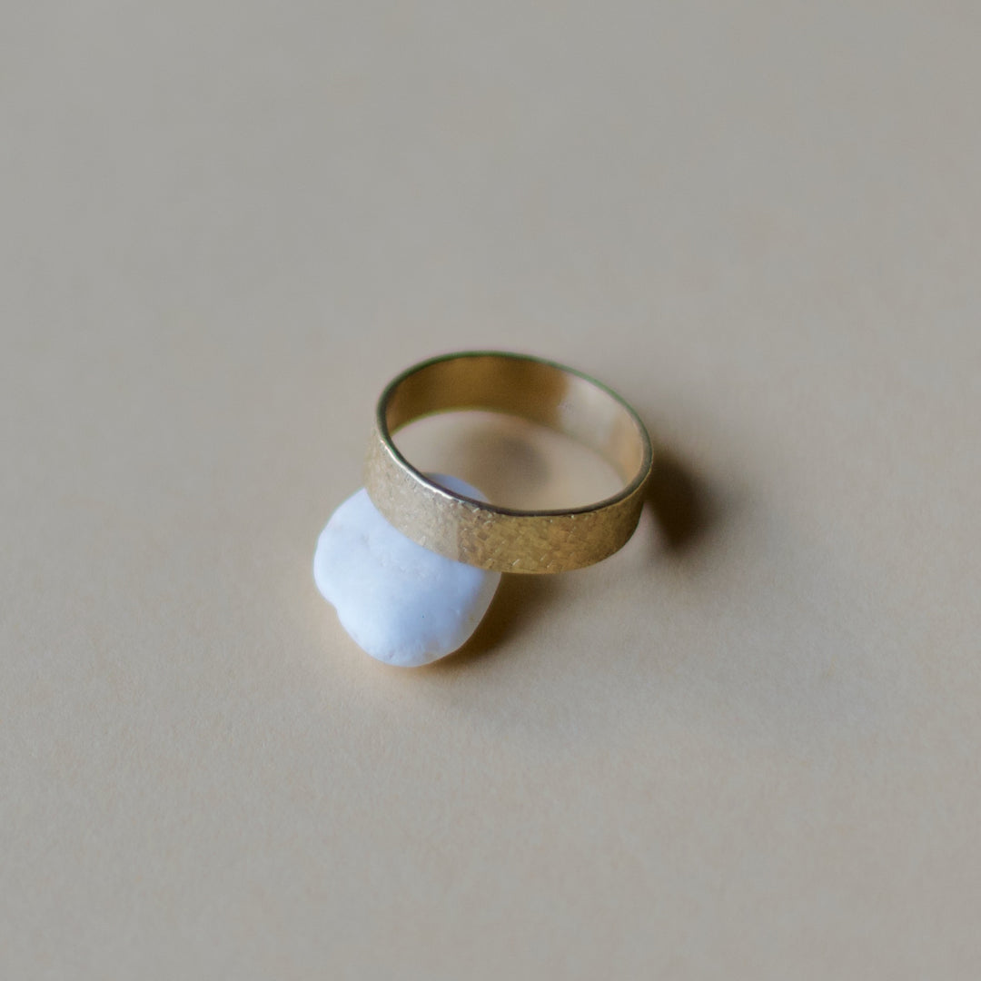 Raw Silk Textured Band - 6mm