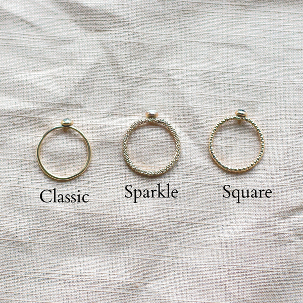 Gold Fill Stacking Rings