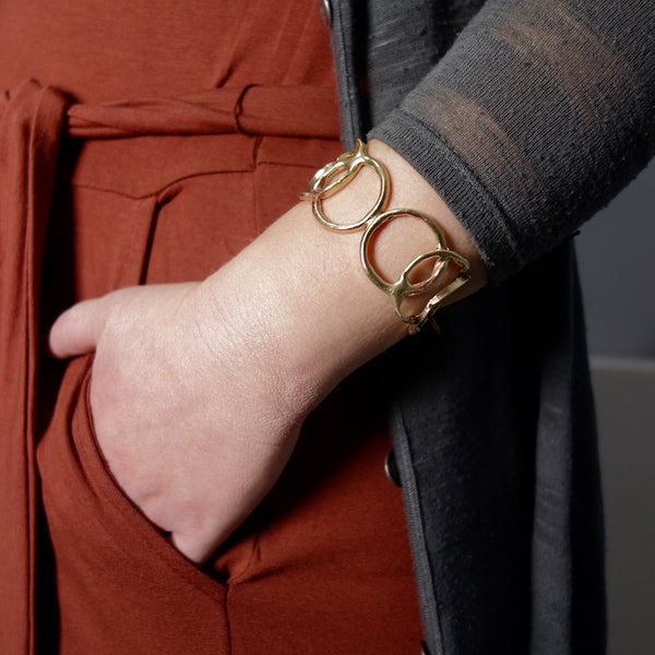Molten Bronze Cuff