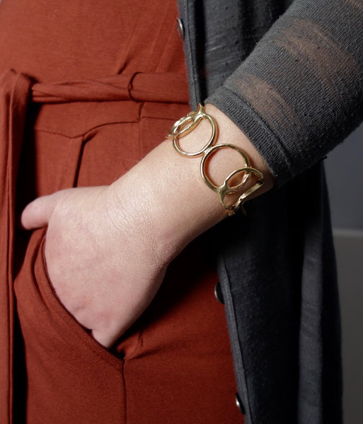 Molten Bronze Cuff