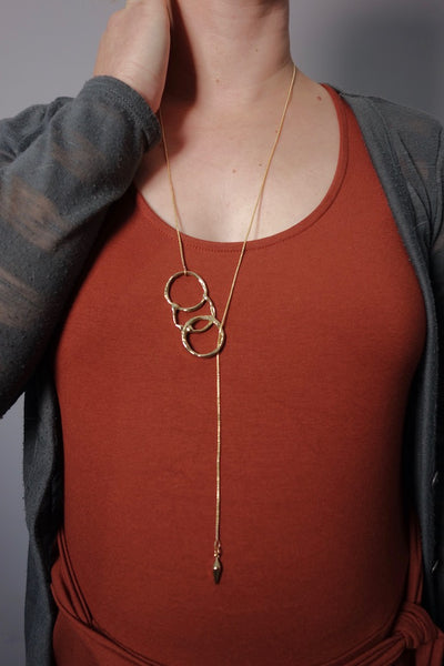 Molten Bronze Lariat