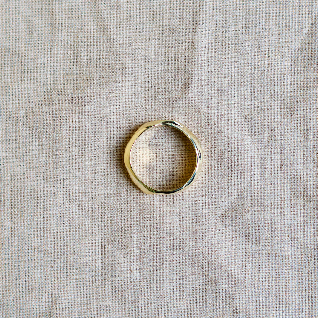 Wabi Sabi Band - 14k Yellow Gold - 5mm